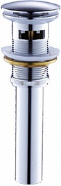 SantiLine Донный клапан SantiLine SL-105 с переливом хром – фотография-1